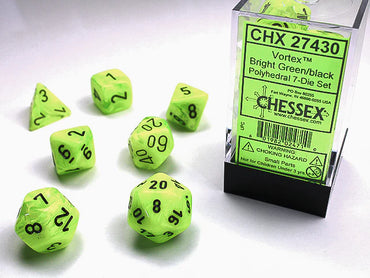 Chessex Vortex Polyhedral 7 Die Set